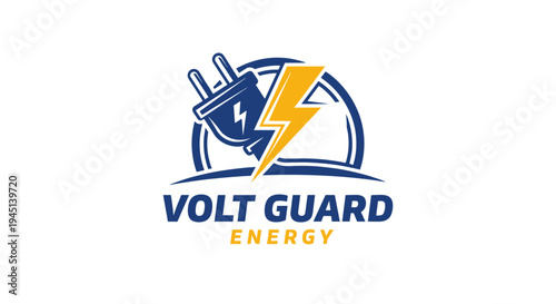 Volt Guard Energy Electric Logo.