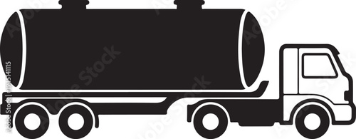 Vector tanker truck icon