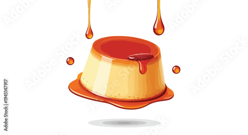 Delicious Caramel Custard Pudding with Sweet Syrup Drizzle