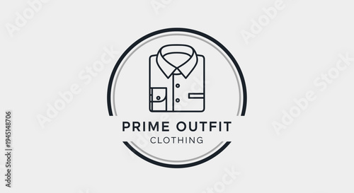 Prime Outfit Clothing Company Logo Design.