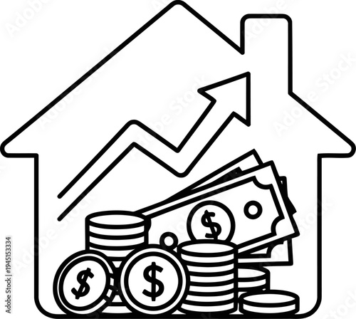 Real estate investment growth and property value
