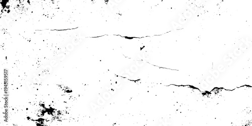 Grunge white background with black ink splatters distressed scratches and weathered texture urban aesthetic, making it an excellent choice for grunge-style posters.