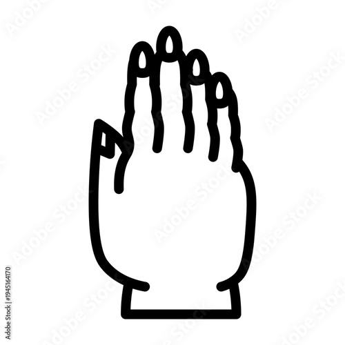 Swelling Vector Line Icon Design