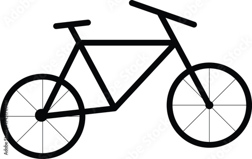 Modern bicycle design vector illustration for cycling enthusiasts and urban transportation