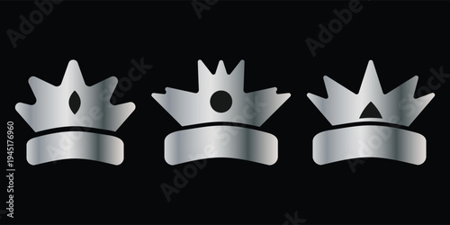 Crown king mega icon set. Royal crown symbol collection .Crown icon set. Vector simple crown icon collection. line crown icon.