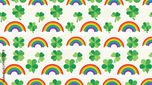 Cheerful vector illustration of a magical pot of gold spilling golden coins at the radiant end of a majestic rainbow, symbolizing ultimate luck and boundless prosperity