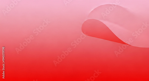 A smooth vertical gradient transitioning from soft pale pink to a deep vibrant crimson with a soft ethereal blur.