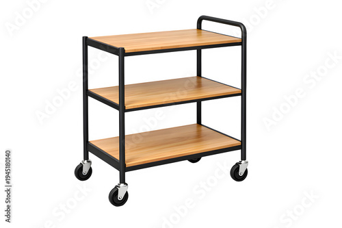 Wallpaper Mural Modern Kitchen Storage Trolley Wooden Shelves Metal Frame Clean Minimalist Design Studio Isolated

 Torontodigital.ca