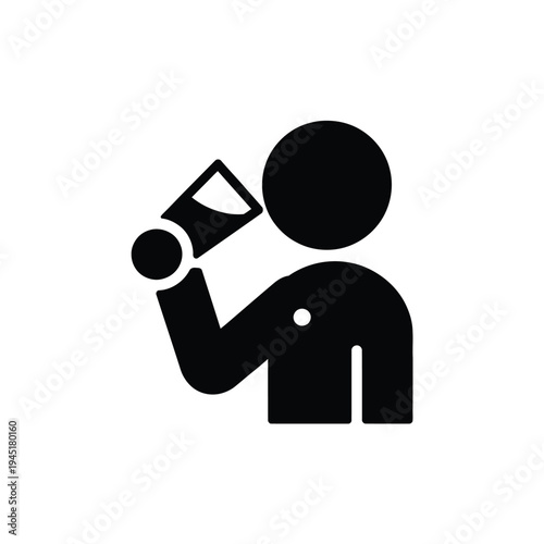 A person holding a megaphone to amplify their voice for better communication isolated on white background, Vector, illustration