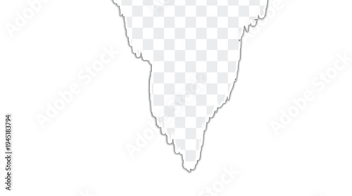 Turn paper vector background, Ripped paper border png transparent background, torn paper vector isload vector illustration.