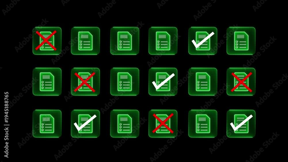 Document verification and approval process with digital checklist ...