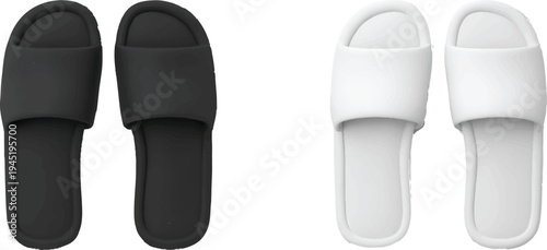 black plastic knife isolated