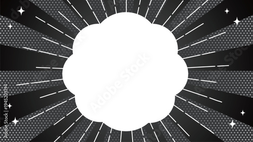 Black Friday black radial sunburst background with copy space for sale promotion designブラックフライデー 黒 放射状 背景 セール プロモーション用 コピースペース