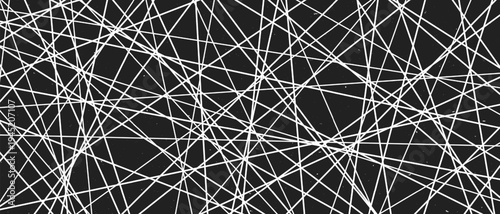 Chaotic straight diagonal strokes create dynamic monochrome vector texture with asymmetric angular composition perfect for modern minimalist artistic backgrounds and edgy graphic projects.