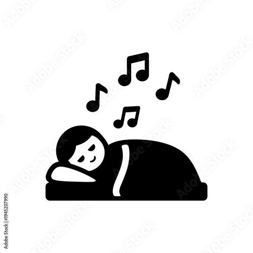 Melodic Lullaby Musical Sleep Icon