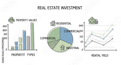 Real Estate Investment Analysis - Property Values, Types, and Rental Yield.
