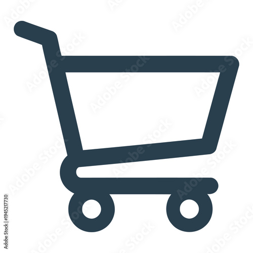 Shopping Cart Icon Outline Vector for Ecommerce Online Store and Retail