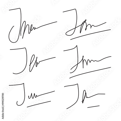 Stylish Signature Scribble Vector Illustration Design. Professional Signature Style Vector Design Element. Realistic Pen Signature Scribble in eps 10.