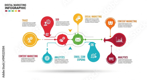 Digital Marketing Infographic - A Visual Guide to Success.