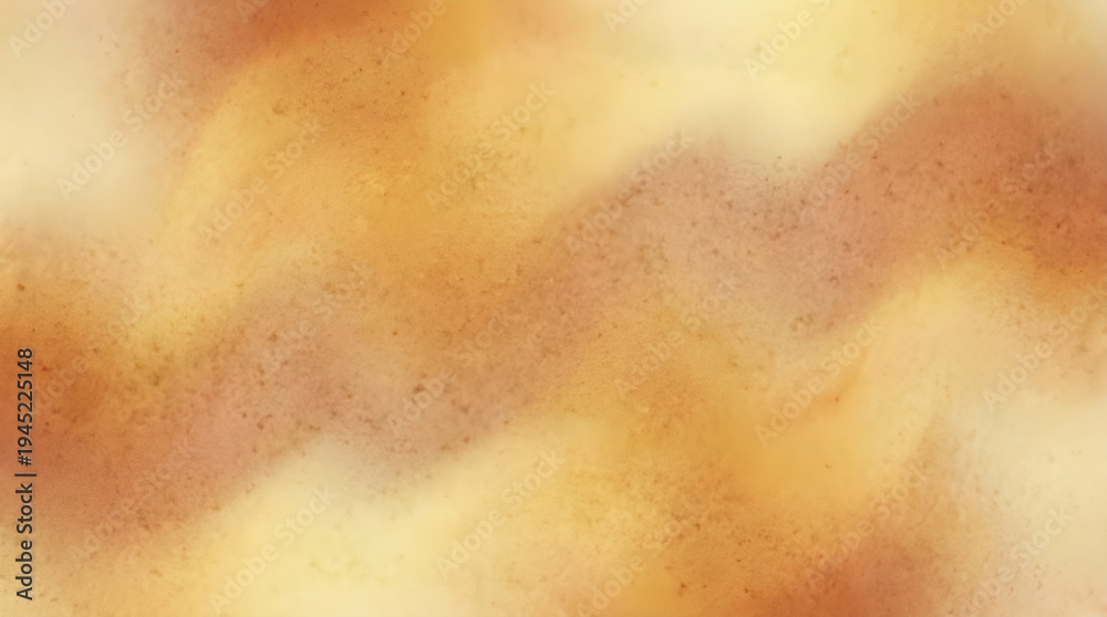 Naklejka premium Abstract Golden and Brown Wavy Background with Textured Gradients and Soft Light - Elegant, Warm, Modern Design Element