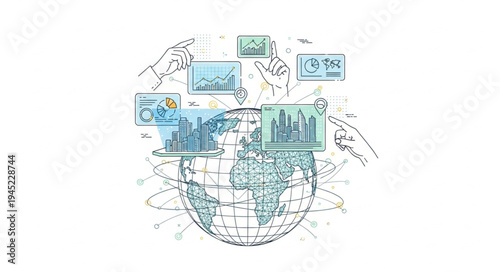 Global Network of Cities - A Connected World.