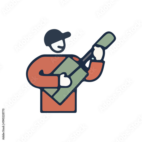 Musician Playing Guitar Icon