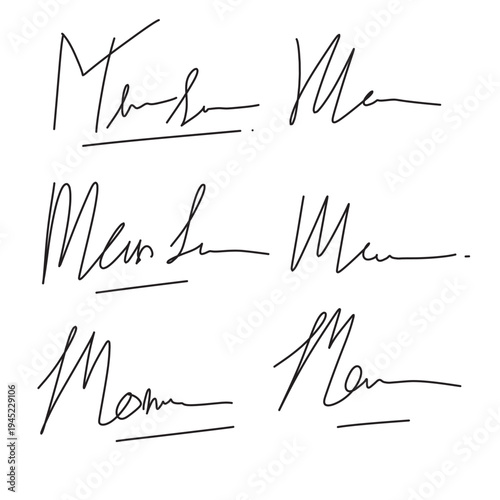 Stylish Signature Scribble Vector Illustration Design. Professional Signature Style Vector Design Element. Realistic Pen Signature Scribble in eps 10.
