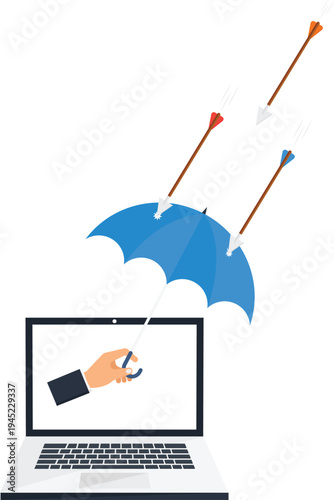 Laptop security Digital protection Cyber defense Data safety Risk management Online privacy Threat prevention Attack shield Internet security Business insurance Technology safeguard Network protection