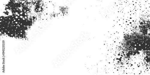 Abstract grunge background: a textured composition featuring a scattering of dark and light elements, this image exudes a sense of weathered beauty. 