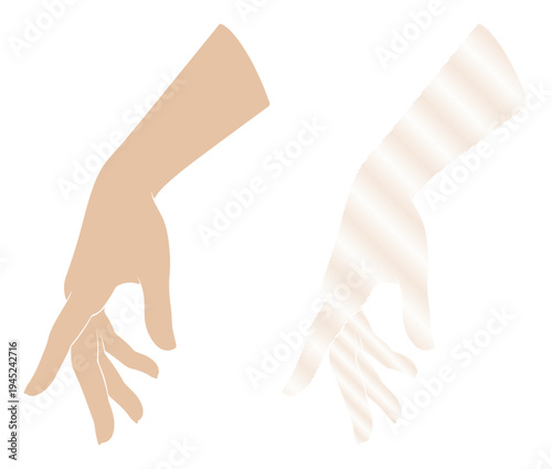 Wallpaper Mural Elegant hand reaching down with delicate fingers extended, symbolizing grace and gentle touch. Torontodigital.ca