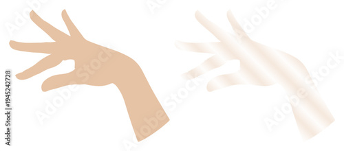 Wallpaper Mural Graceful hand gesture with gentle movement and ethereal blur Torontodigital.ca