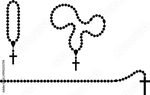 Vector illustration featuring six stylish high-heeled shoe silhouettes including stiletto pumps, strappy sandals, and platform boots, symbolizing women’s 