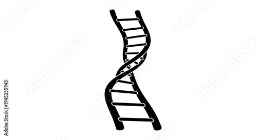 DNA ladder symbolizing genetic progress and scientific advancement