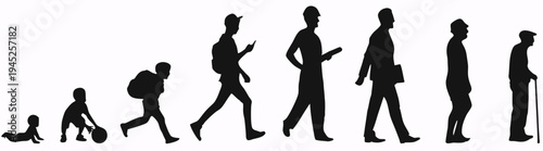 vector silhouette of a woman