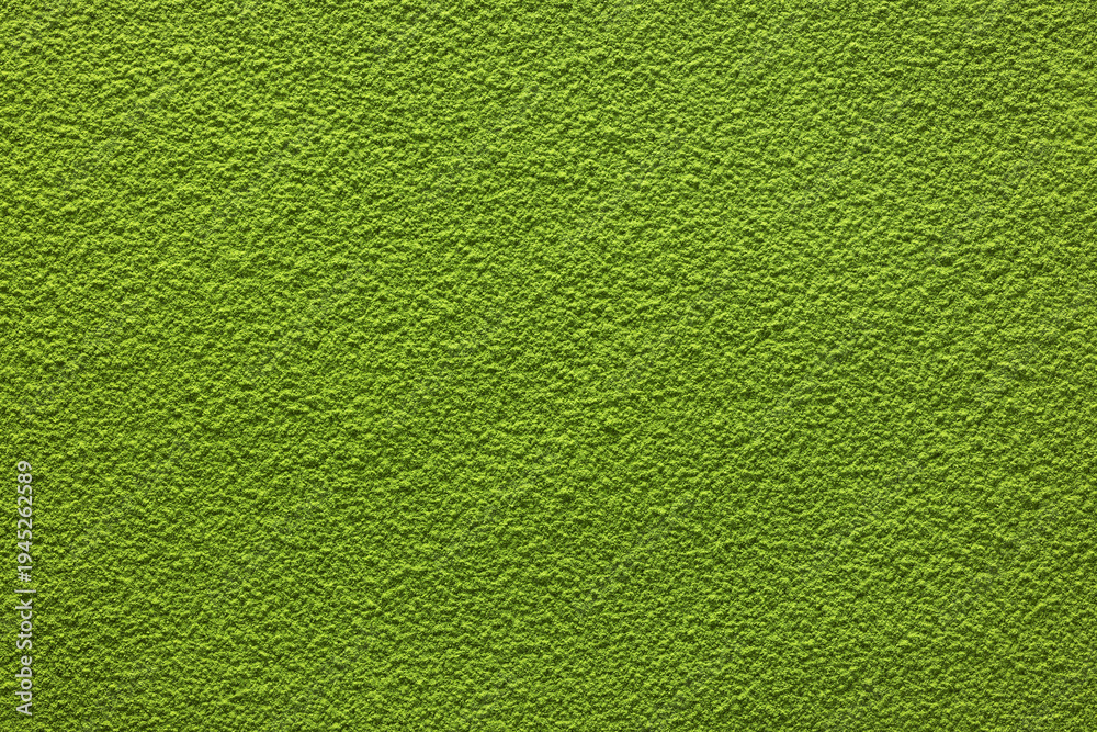 Fototapeta premium 抹茶の粉末を敷き詰めた質感のある和風背景テクスチャ素材 Matcha green tea powder texture background and Japanese style material