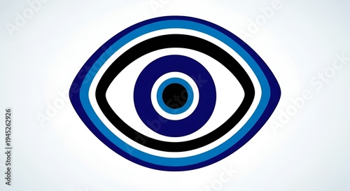 Evil Eye Symbol Protection Against Bad Luck and Negative Energy.