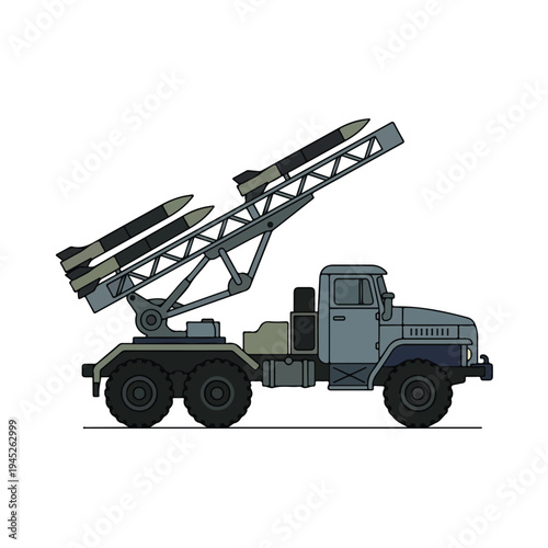vector flat missile launcher vehicle 4