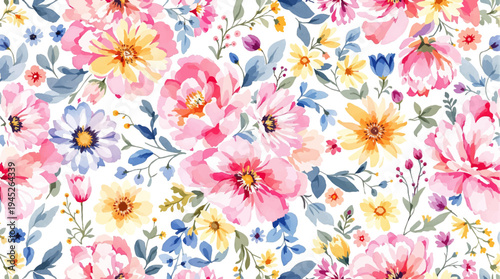 Elegant botanical border forming a graceful frame for celebration notes