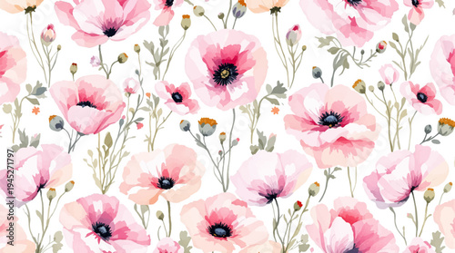 Airy botanical flowers surrounding a luminous canvas for thoughtful correspondence