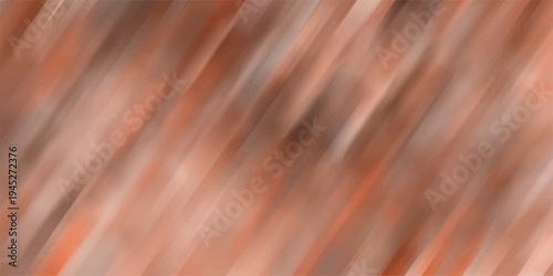 Softly blurred diagonal stripes in warm earthy tones of brown and orange creating a smooth abstract motion background