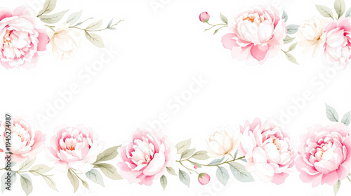 Colorful Blossoms Floating Across A Soft And Dreamy Floral Background