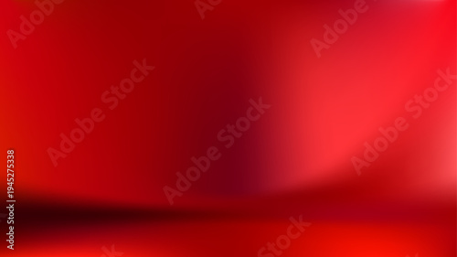 Studio red gradient bg. Red empty room. Limbo texture wallpaper.