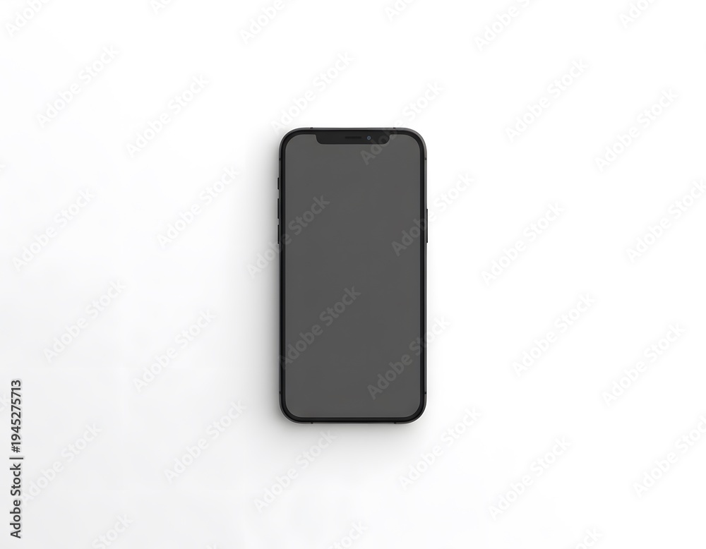 Naklejka premium mobile phone isolated on white