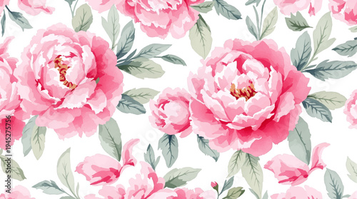 A Beautiful Pattern Of Blossoms Inspired By Peaceful Spring Garden Walks