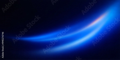 Abstract a stunning abstract composition featuring dynamic waves of vibrant blue light dancing across a dark background, evoking a sense of depth and energy.