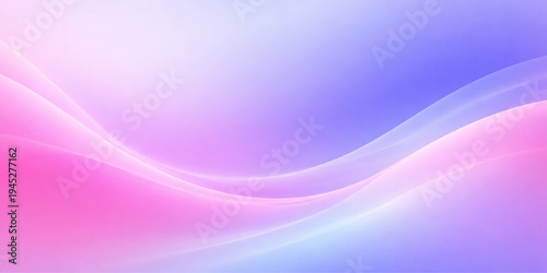 Abstract a gentle pastel backdrop, where soft waves of light dance gracefully across a gradient of colors, creating a soothing and tranquil atmosphere.