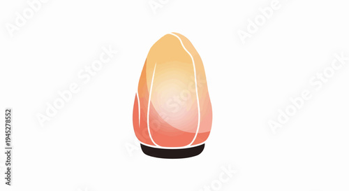 Textured, organic-shaped light glowing in warm hues