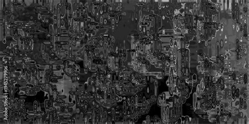 Dark Abstract Organic Texture with Black and Grey Tones and Irregular Shapes for Modern Designs vector