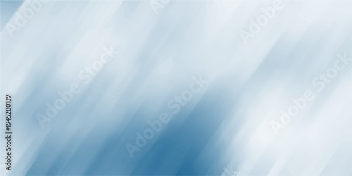 Smooth, flowing abstract background with diagonal blue and white streaks and a soft, airy feel vector