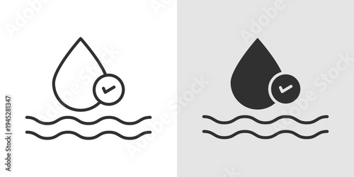 Skin Hydration Icon representing moisturization, healthy skin, hydration care, skincare routines, and overall skin wellness.